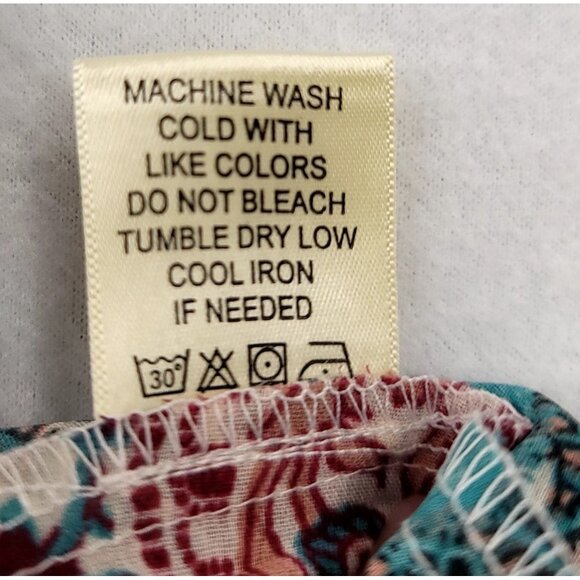 Live 4 Truth 2X Paisley Sleeveless High Low Scheer Top Metal Detail Boho India - Picture 7 of 10